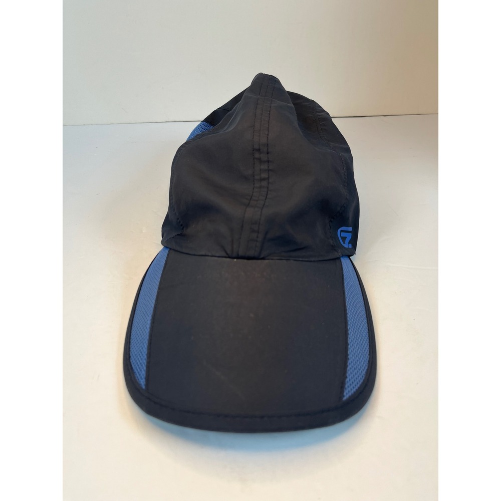 Gadiemkensd Sport Running Hat Black Blue Mesh Adjustable Reflective Believe Cap
